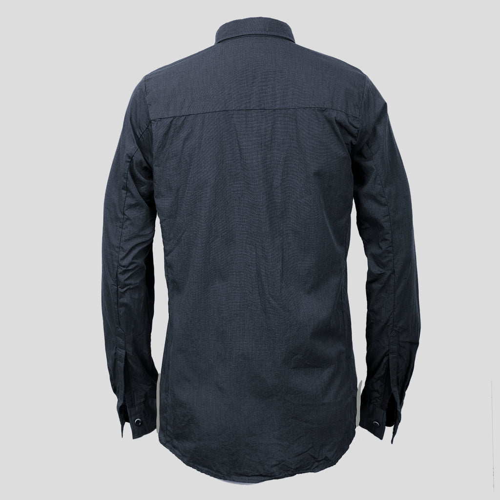 STANDARD ISSUE BUTTON UP DARK BLUE