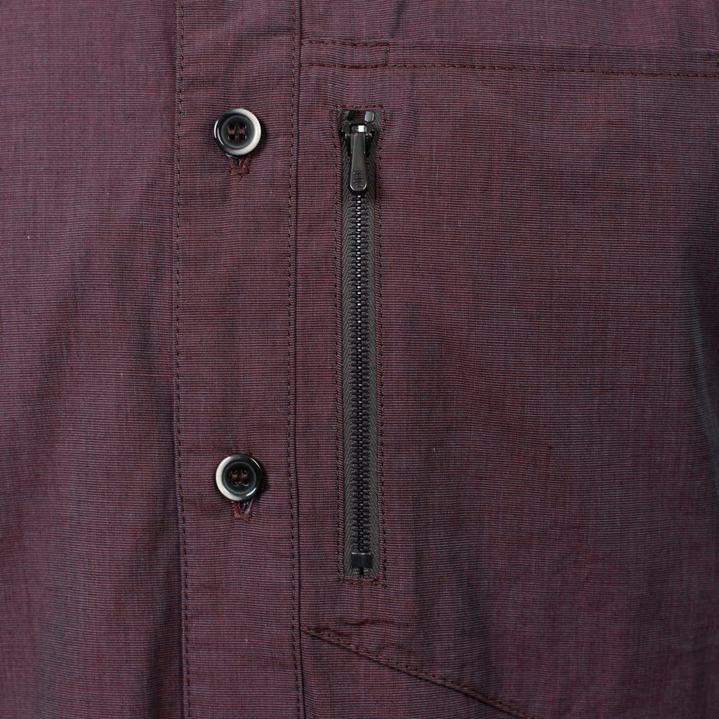 STANDARD ISSUE BUTTON UP EGGPLANT