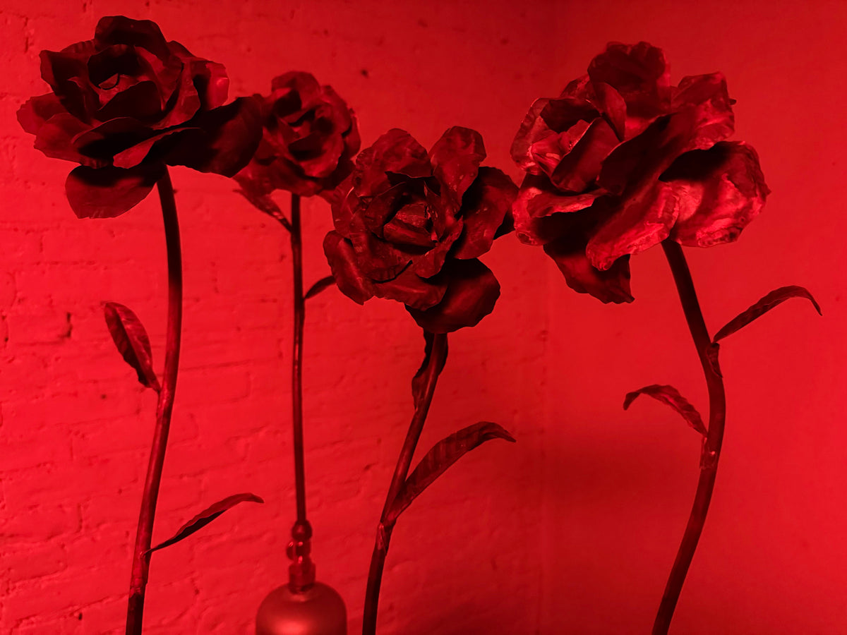 Fire Flowers: Hand Sculpted in Bushwick