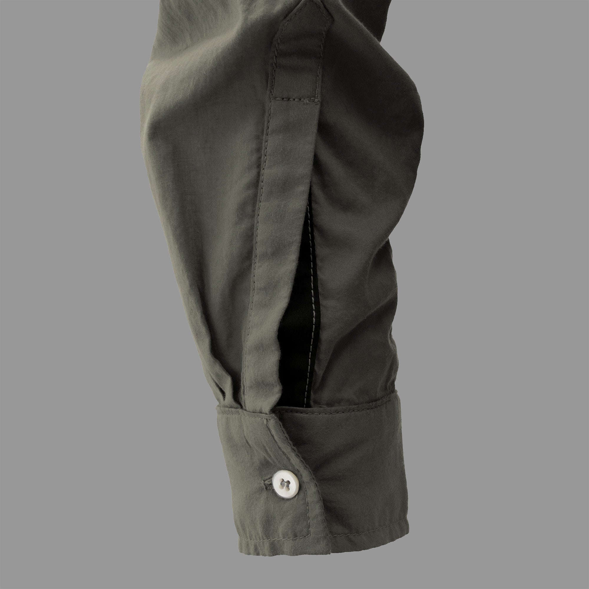 MILITARY BUTTON UP OLIVE