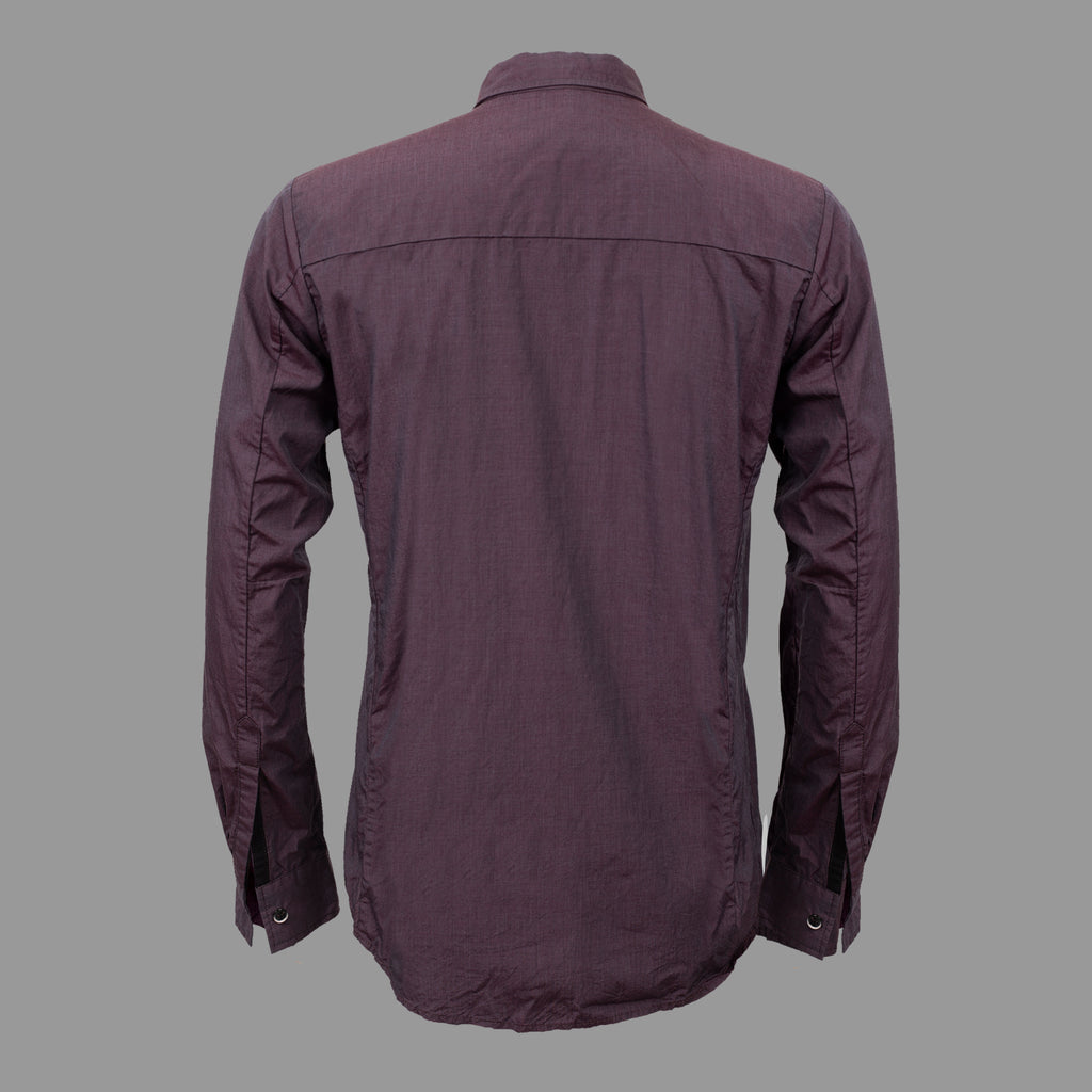 STANDARD ISSUE BUTTON UP EGGPLANT